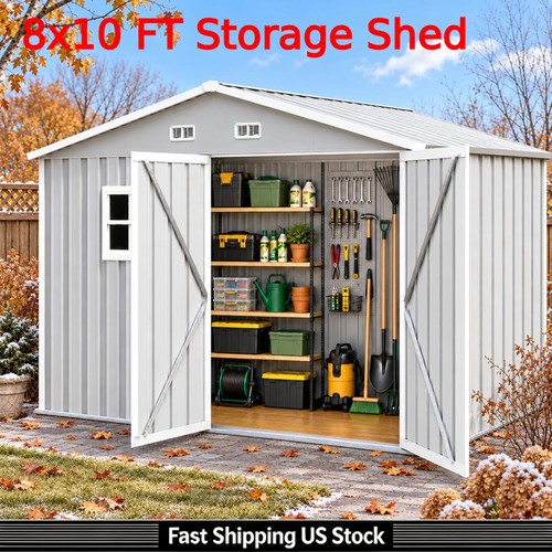 Outdoor storage shed 8x10 - outdoor,
